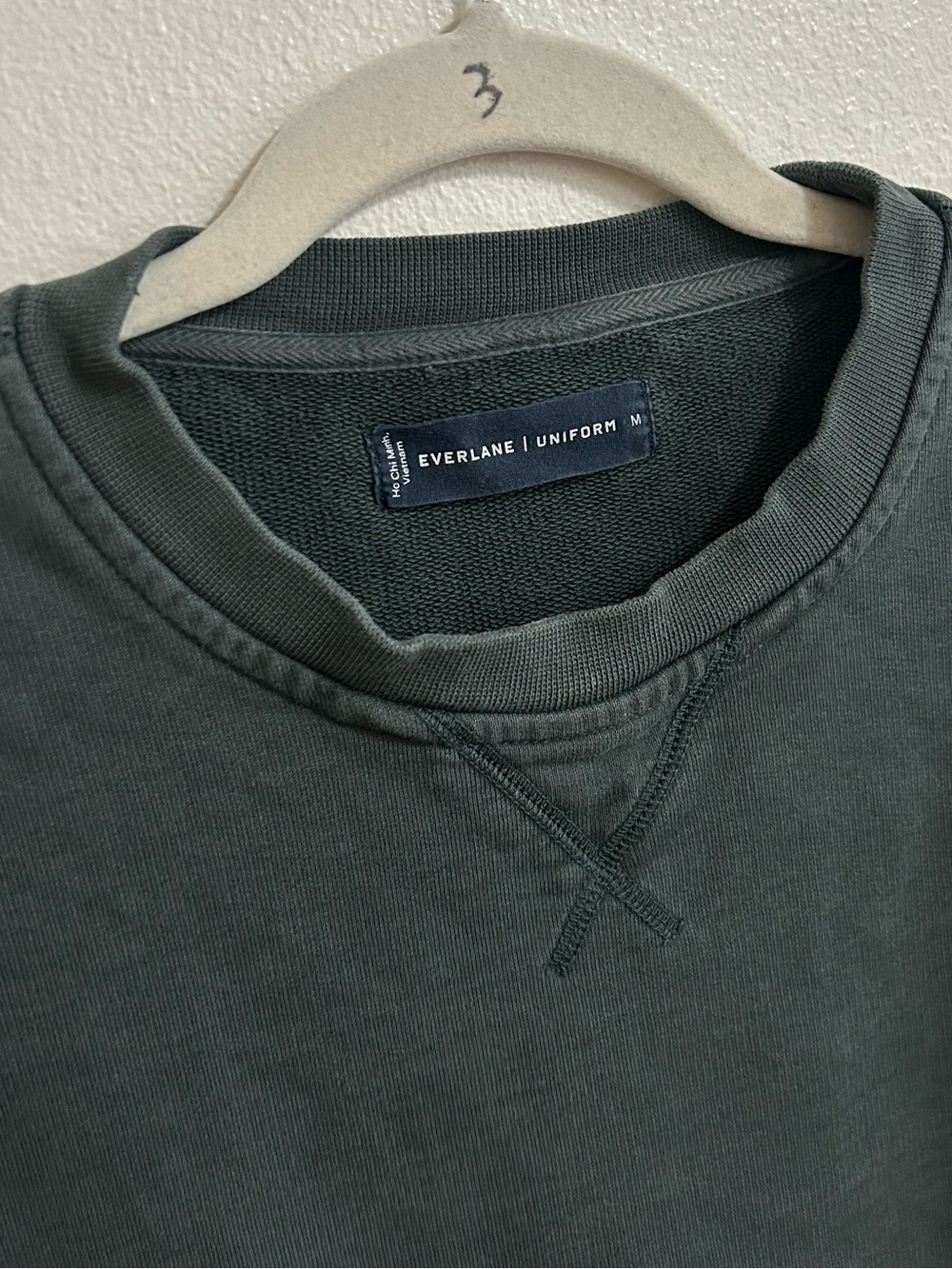 Everlane uniform grey crewneck sweatshirt - Picture 2 of 5